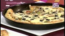 Hasb-e-Zauq with Samina Jaleel and  Farhana Owais, Chicken Pizza, Stuffed Crust Vegie Pizza, 28-11-13