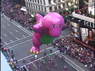 Barney The Dinosaur ‘Killed’ During 1997 Macy’s Thanksgiving Day Parade