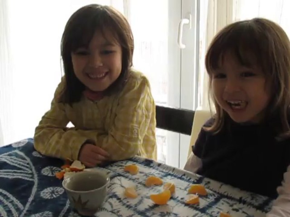 姉妹のビデオ鑑賞