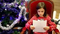 Lettre au Père Noël écrite par Anaïs et lue par Jade