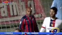 L'Aquila - Gubbio 1-2 | Highlights and Goals Prima Divisione Gir.B 14° Giornata