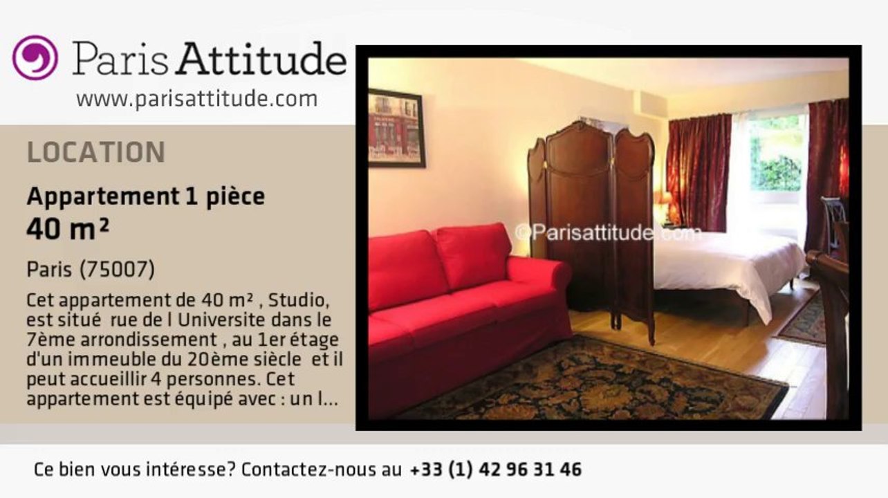 Appartement Studio à louer - Tour Eiffel, Paris - Ref. 6619