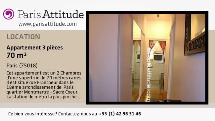 Appartement 2 Chambres à louer - Jules Joffrin - Mairie du 18ème, Paris - Ref. 2161