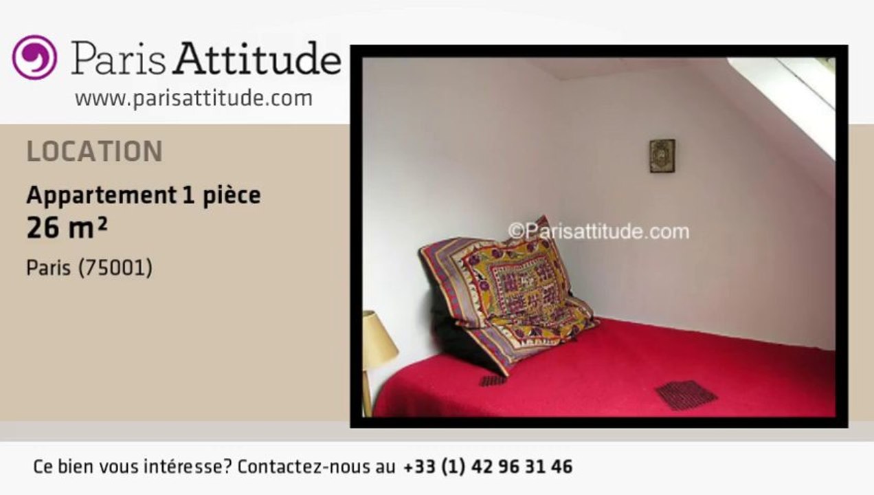 Appartement Alcove Studio à louer - Palais Royal, Paris - Ref. 3050