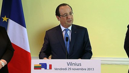 Discours devant la communauté française à Vilnius en Lituanie