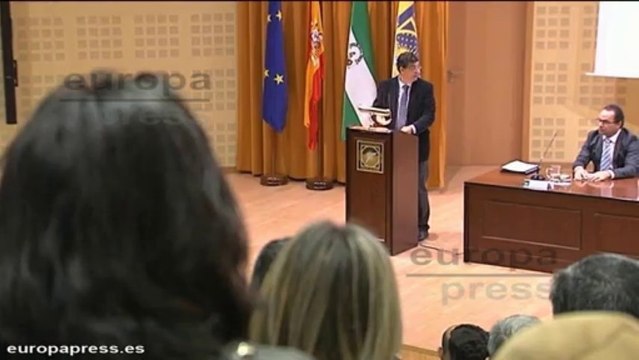 Valderas durante el Encuentro de Alcaldías