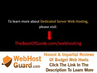 Dedicated Server Web Hosting