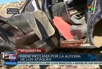 Al menos seis muertos tras ataque doble en Afganistán