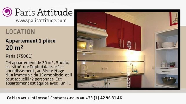 Appartement Studio à louer - Madeleine, Paris - Ref. 6630