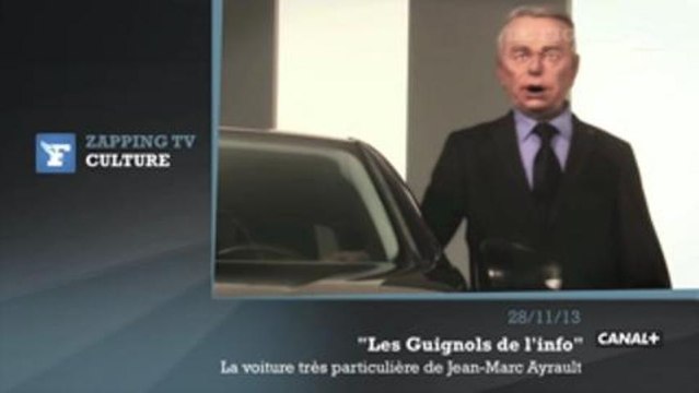 Zapping TV : la fausse pub des Guignols pour la voiture de Jean-Marc Ayrault