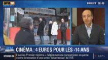 BFM Story: cinéma: l'entrée sera à quatre euros pour les moins de quatorze ans - 29/11