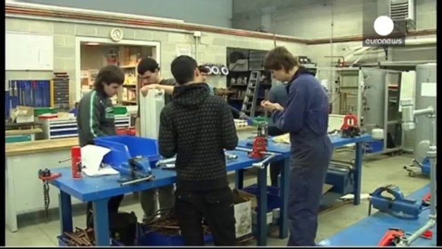 Eurozone youth unemployment hits record high of 24.4%