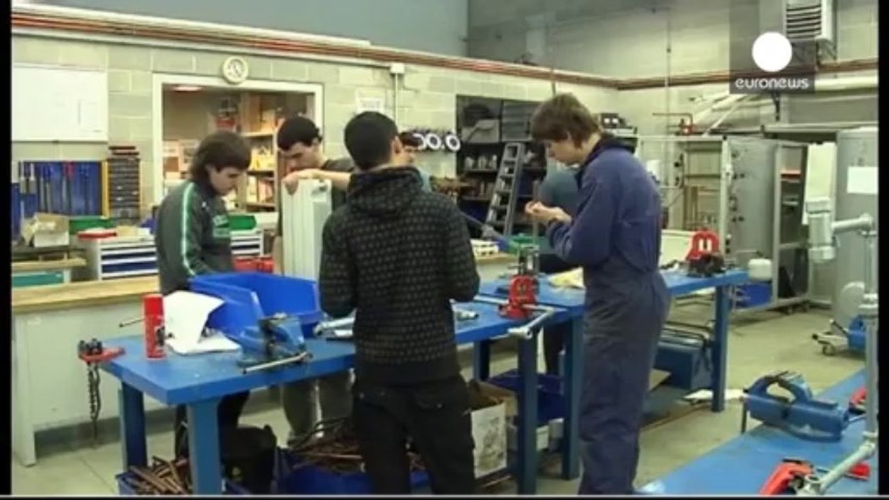 Eurozone youth unemployment hits record high of 24.4%