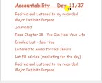 Accountability: Day 11 of 37