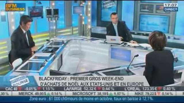 Black friday, rallye de fin d'année, décision prochaine de la BCE... : Nathalie Pelras et Alain Pitous, dans Intégrale bourse - 29/11