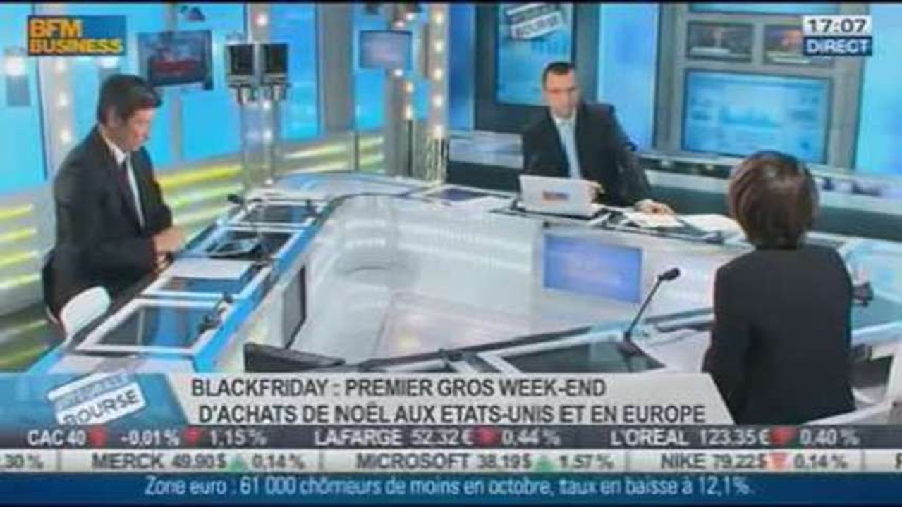 Black friday, rallye de fin d'année, décision prochaine de la BCE... : Nathalie Pelras et  Alain Pitous, dans Intégrale bourse - 29/11