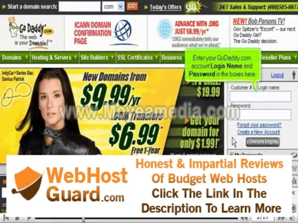GeekStorage Web Hosting - Creating Private Name Servers at GoDaddy