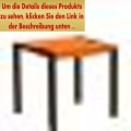 Angebote 29.75 in. Square Modern Ecofriendly Dining Table in Tangerine