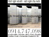 Thi công vách ngăn WC tại Đà Nẵng | 0914.747.098