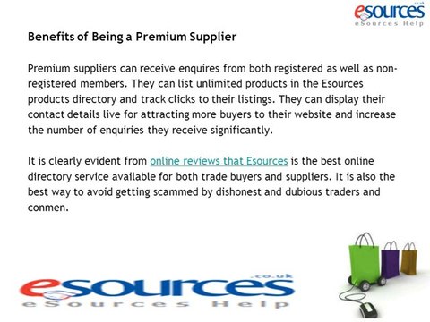 Why Esources is the Most Trusted Trade Directory Service in the UK Today