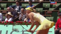 Roland Garros 2011 1st Round Highlight Maria Sharapova vs Mirjana Lucic-Baroni