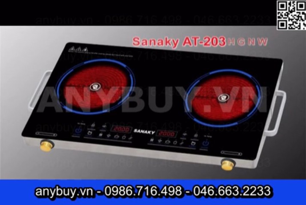 Giới thiệp bếp hồng ngoại Sanaky các loại anybuy.vn (loại bếp đôi, 3 bếp, 4 bếp)