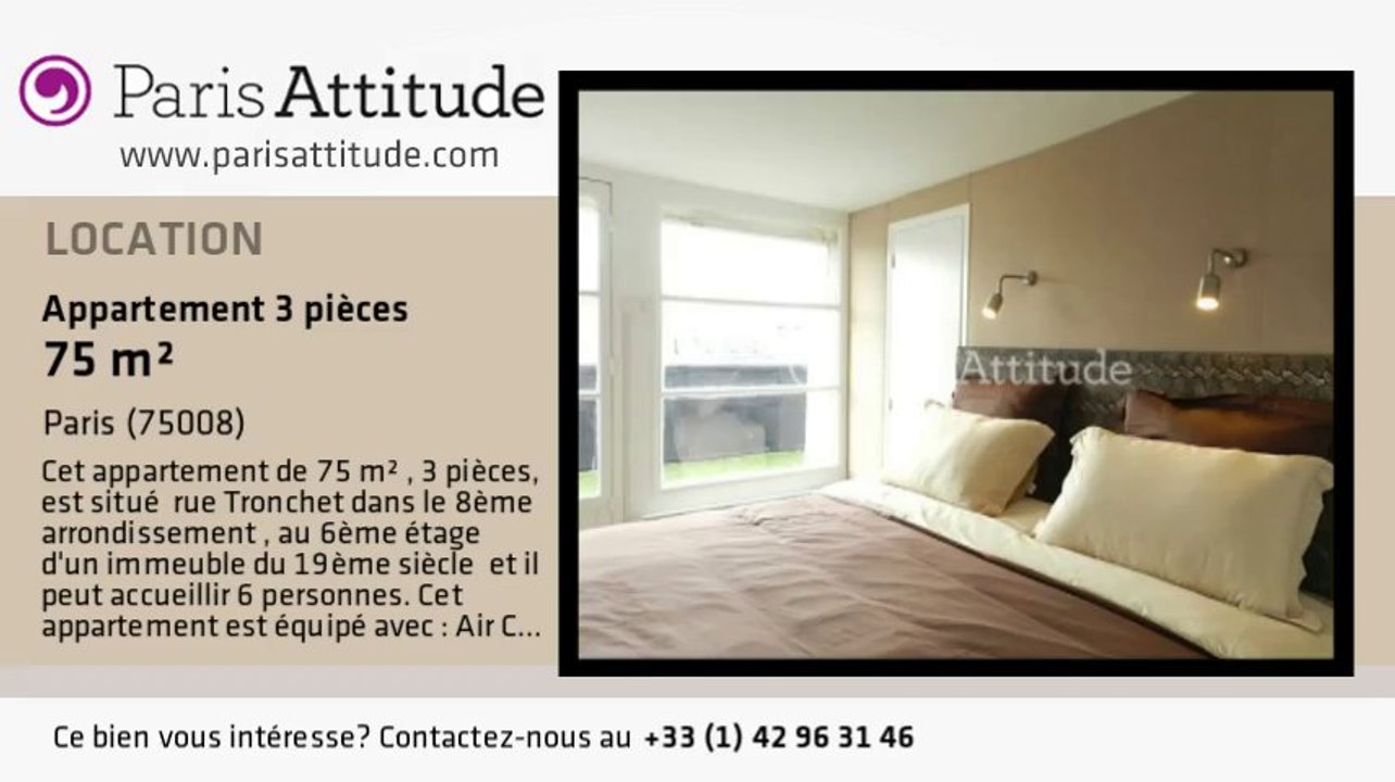 Appartement 2 Chambres à louer - Madeleine, Paris - Ref. 8518