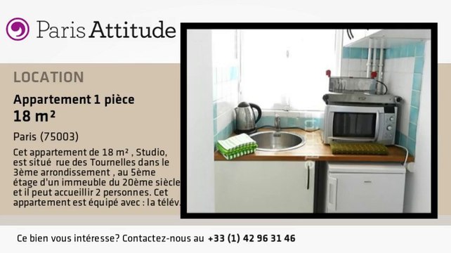 Appartement Studio à louer - Place des Vosges, Paris - Ref. 8581