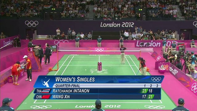 รัชนก อินทนนท์ vs หวังซิน รอบ 8 คนสุดท้าย โอลิมปิค 2012 ลอนดอน 2/2