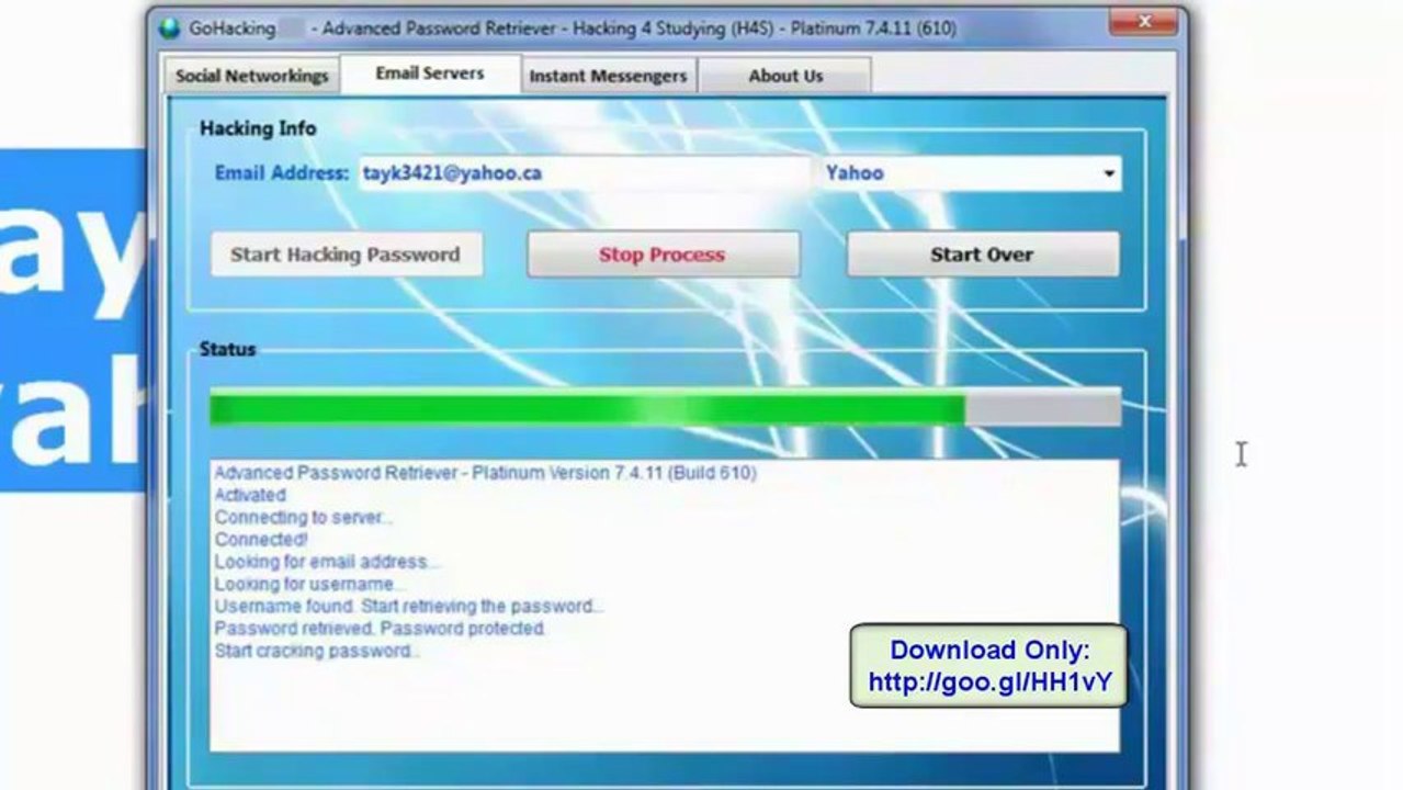Hack Yahoo Accounts Password With Yahoo HackTool 2013 Must Have -203