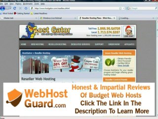 Reseller Hosting Account Video
