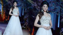 Sunny Deol's Heroine Urvashi Rautela In Sexy White Gown - India Bridal Fashion Week