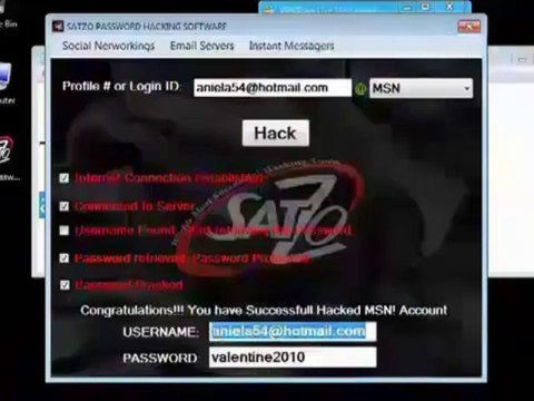 Best Hotmail Passwords Hacking Software for Free 100% Working with Proof -984