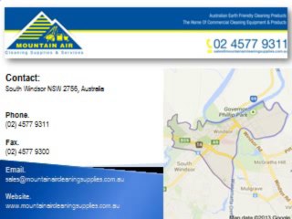 Mountain Air Cleaning Supplies & Service