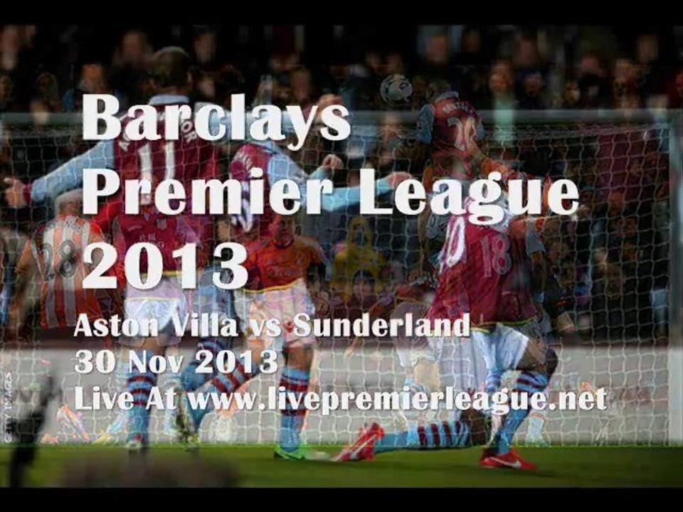 Live WEBSTREAM Aston Villa vs Sunderland