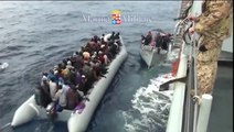 Canale di Sicilia - Operazione 'Medusa', doppio intervento della Marina Militare -1- (28.11.13)