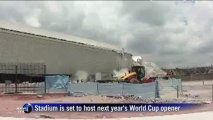 Crane collapses in Sao Paulo's Itaquera stadium