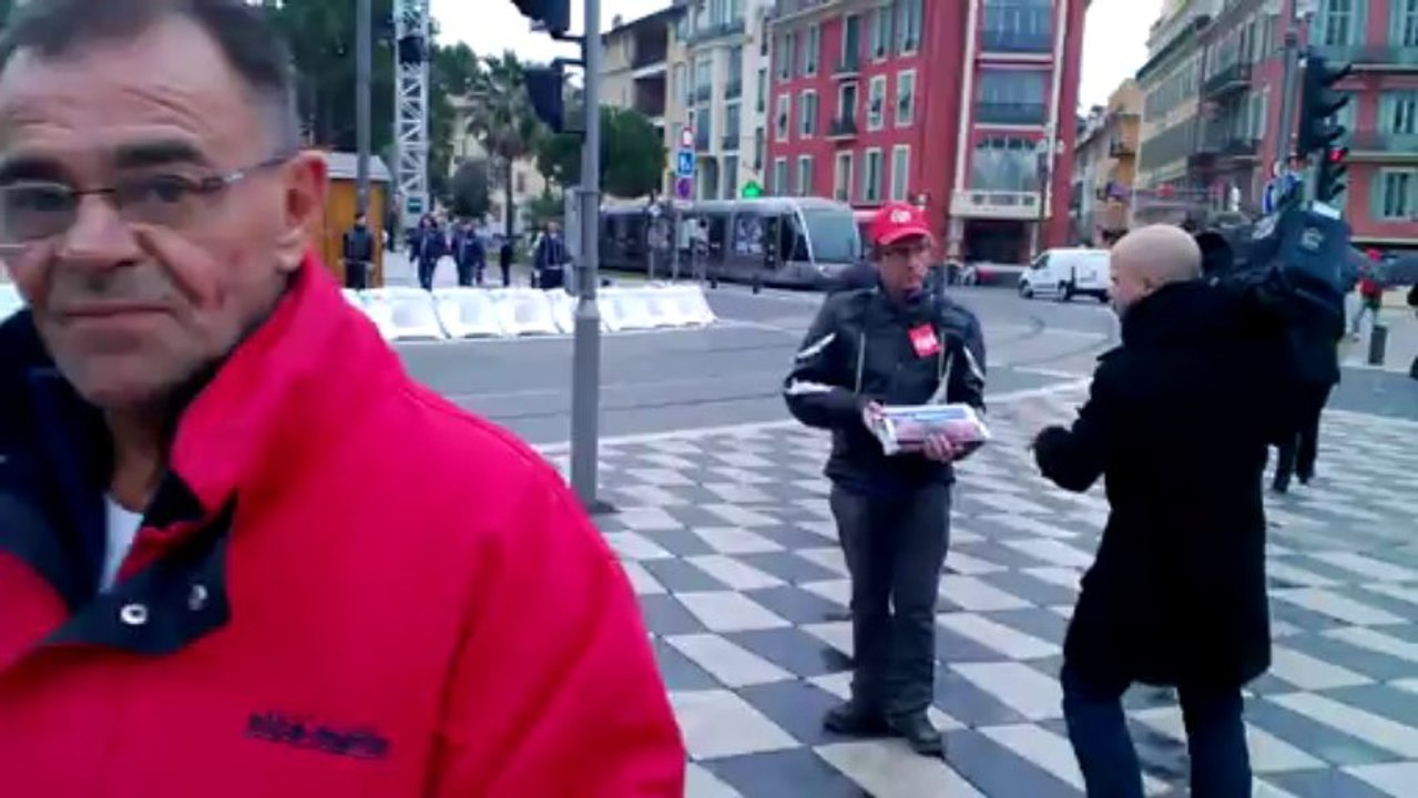 Christian Estrosi soutient les salariés de Nice-Matin