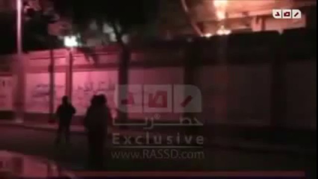 ‫ القاء مولوتوف داخل قصر الاتحادية فى جمعة الخلاص‬