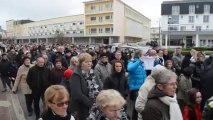 Marche silencieuse organisée en hommage à la fillette retrouvée morte sur la plage de Berck.