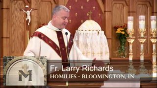 Oct 22 - Homily - Fr. Richards: Jesus is Coming, Look Busy