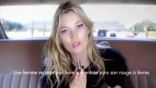 Kate Moss in “Be iconic” for New Dior Addict Lipstick Ad Campaign (2011) Video