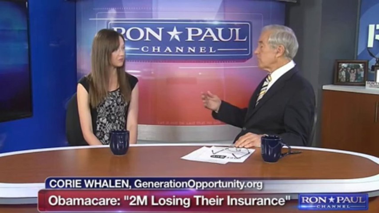 Millennials Look to Opt Out of Obamacare (Corie Whalen on the Ron Paul Channel)