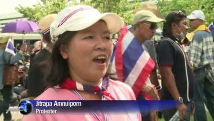 Thai protesters target key state communications firm