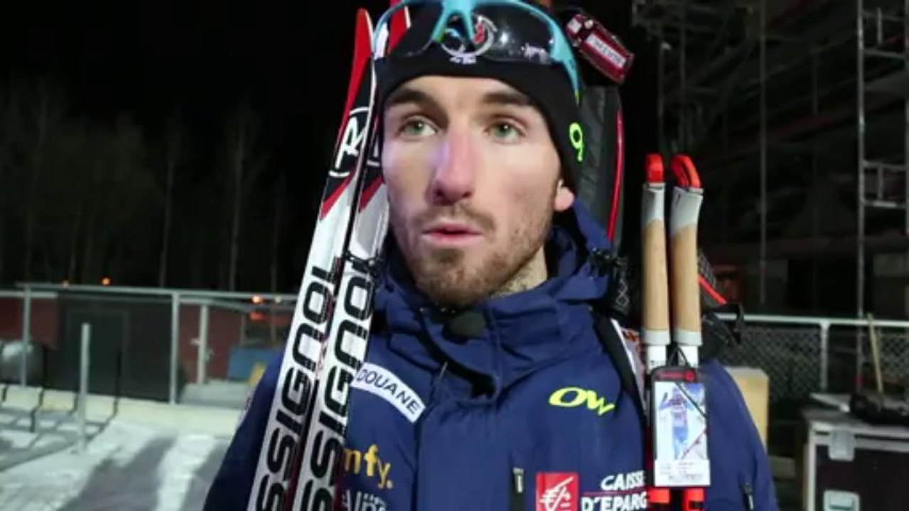 BIATHLON itw JG Beatrix, 4e du sprint