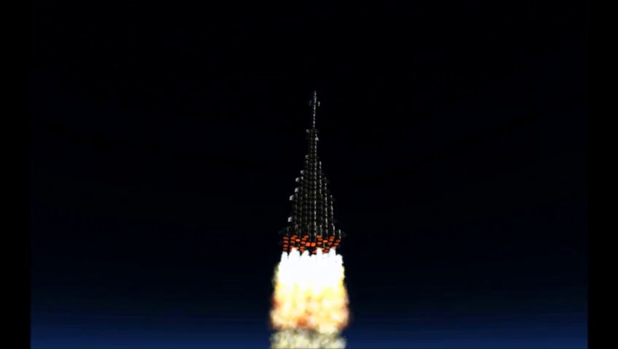 sun's scan soleil ( 19 stage ) ksp 0.22 ( 1 launch )( 1 lancement )