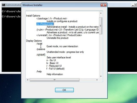 Extract Contents of a Microsoft Windows Installer Package (.msi)