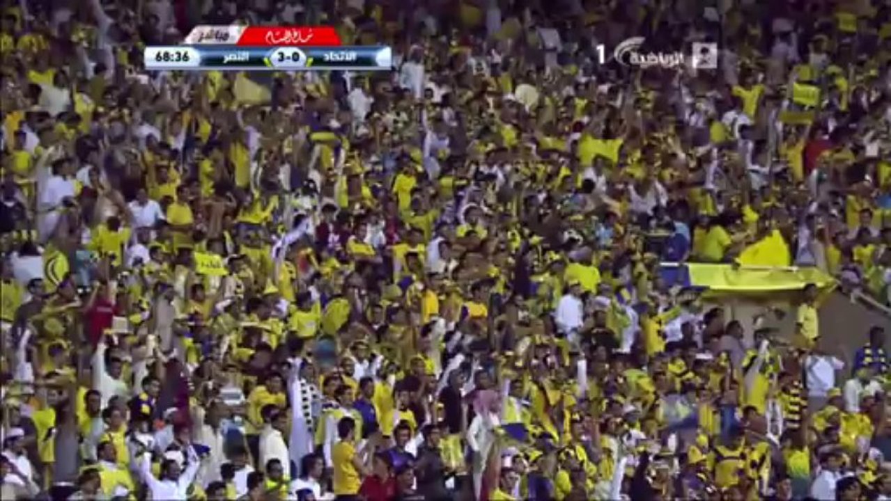 هدف النصر الثالث من محمد السهلاوي (2) في الاتحاد - الاتحاد 0-3 النصر HD
