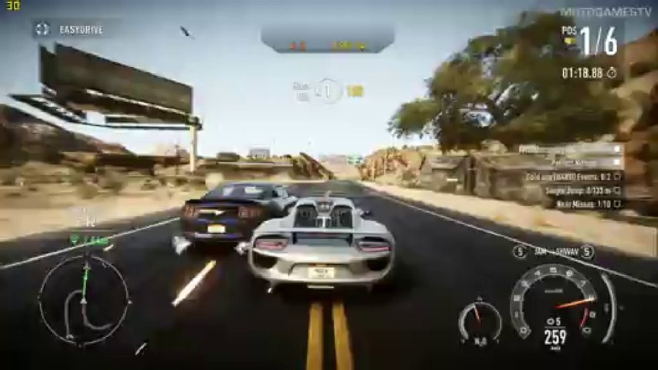 Need for Speed Rivals PC - Porsche 918 Spyder Gameplay