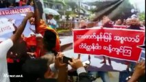 Over a thousand Myanmar Muslims stage protest in Malaysia    أكثر من ألف مسلم  يحتجون في ماليزيا لاجل مسلمي ميانمار